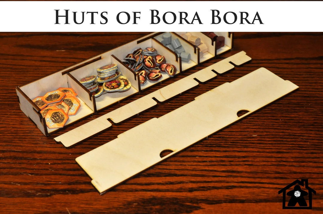 Meeple Realty - Huts Of Bora Bora (Compatible With BORA BORA™) 6 Meeple Realty - Huts Of Bora Bora (Compatible With BORA BORA™)
