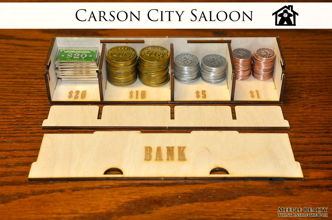 Meeple Realty - Carson City Saloon (Compatible With CARSON CITY: BIG BOX™) *PRE-ORDER* 10 Meeple Realty - Carson City Saloon (Compatible With CARSON CITY: BIG BOX™) *PRE-ORDER*