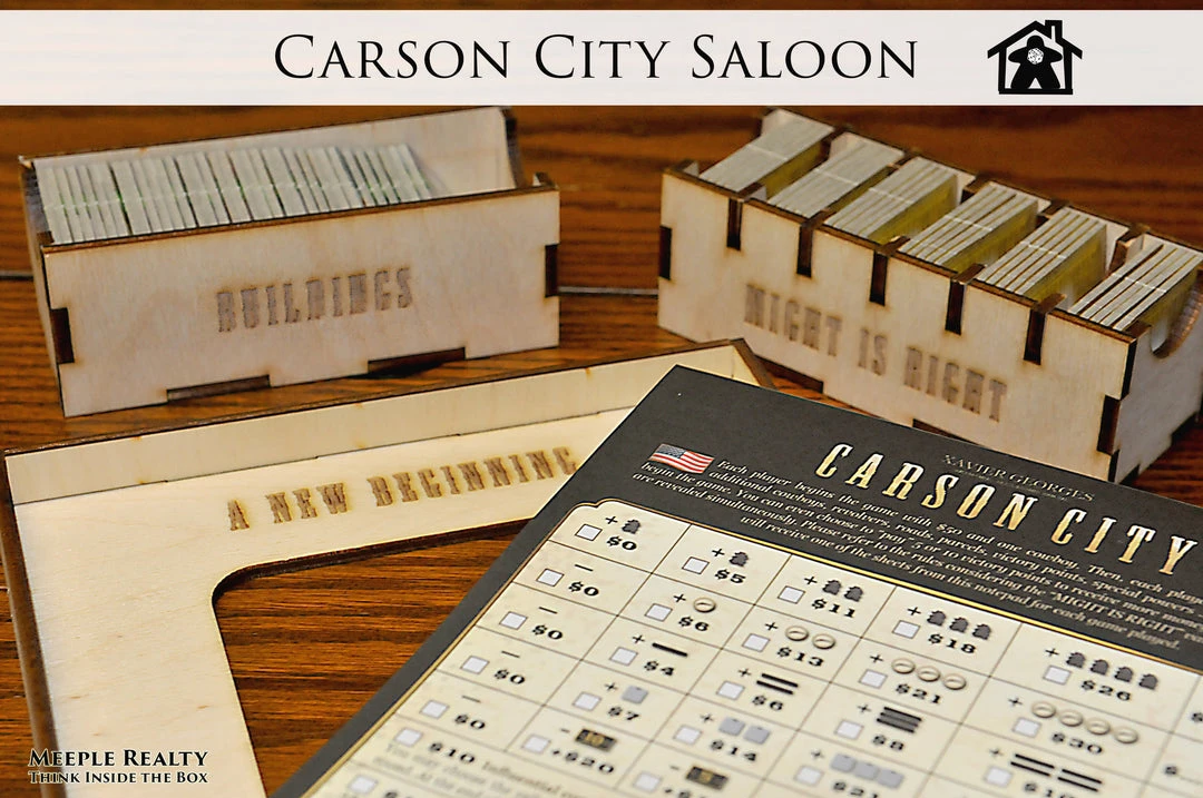 Meeple Realty - Carson City Saloon (Compatible With CARSON CITY: BIG BOX™) *PRE-ORDER* 14 Meeple Realty - Carson City Saloon (Compatible With CARSON CITY: BIG BOX™) *PRE-ORDER*