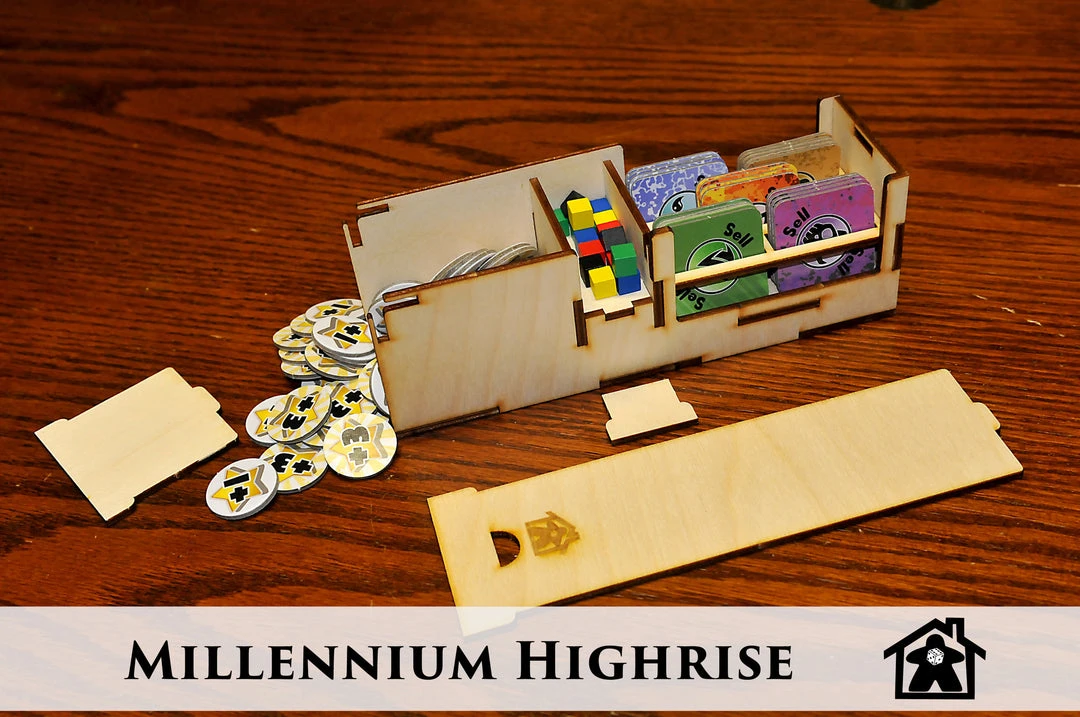 Meeple Realty - Millennium Highrise (Compatible With MILLENNIUM BLADES™) 6 Meeple Realty - Millennium Highrise (Compatible With MILLENNIUM BLADES™)