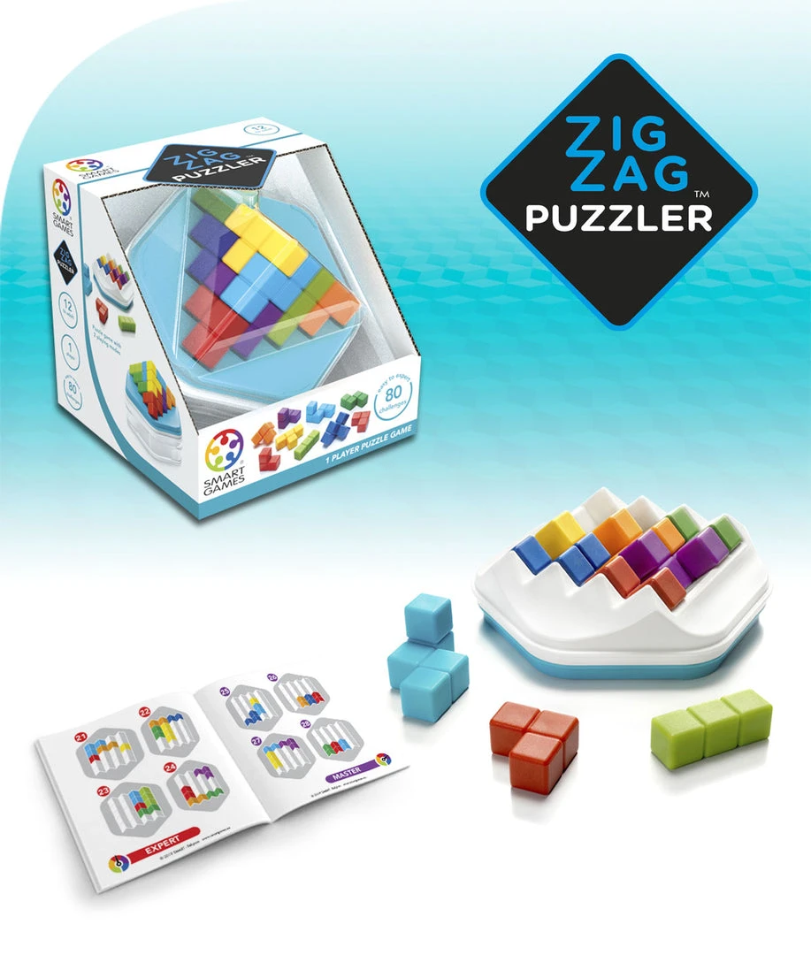 Smart Games: Zig Zag Puzzler Board Games 1 Smart Games: Zig Zag Puzzler Board Games